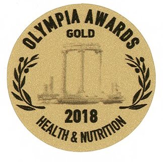 Gold Award Olympia Healt and Nutrition 2018